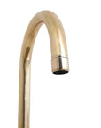 Unlacquered Solid Brass Bathroom Faucet - Brass 3 Hole Widespread Vanity Tap