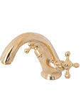 Unlacquered Solid Brass Bathroom Vanity Faucet - Brass Bathroom Tap