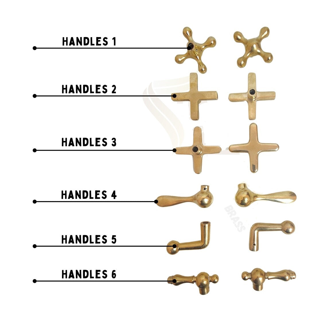 Unlacquered Solid Brass Bridge Faucet, Vintage Kitchen Sink Faucet