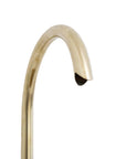 Deck mounted 3 Holes Solid Unlacquered Brass Faucet - Brass Kitchen Tap