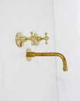 Wall Mounted Tub Filler - Bath Tub Filler ISH13 - NORD BRASS