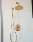 Built in Brass Shower System, Antique Brass Shower Fixtures