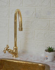 Brass Faucet Single Hole - Only Cold Or Hot Water - NORD BRASS