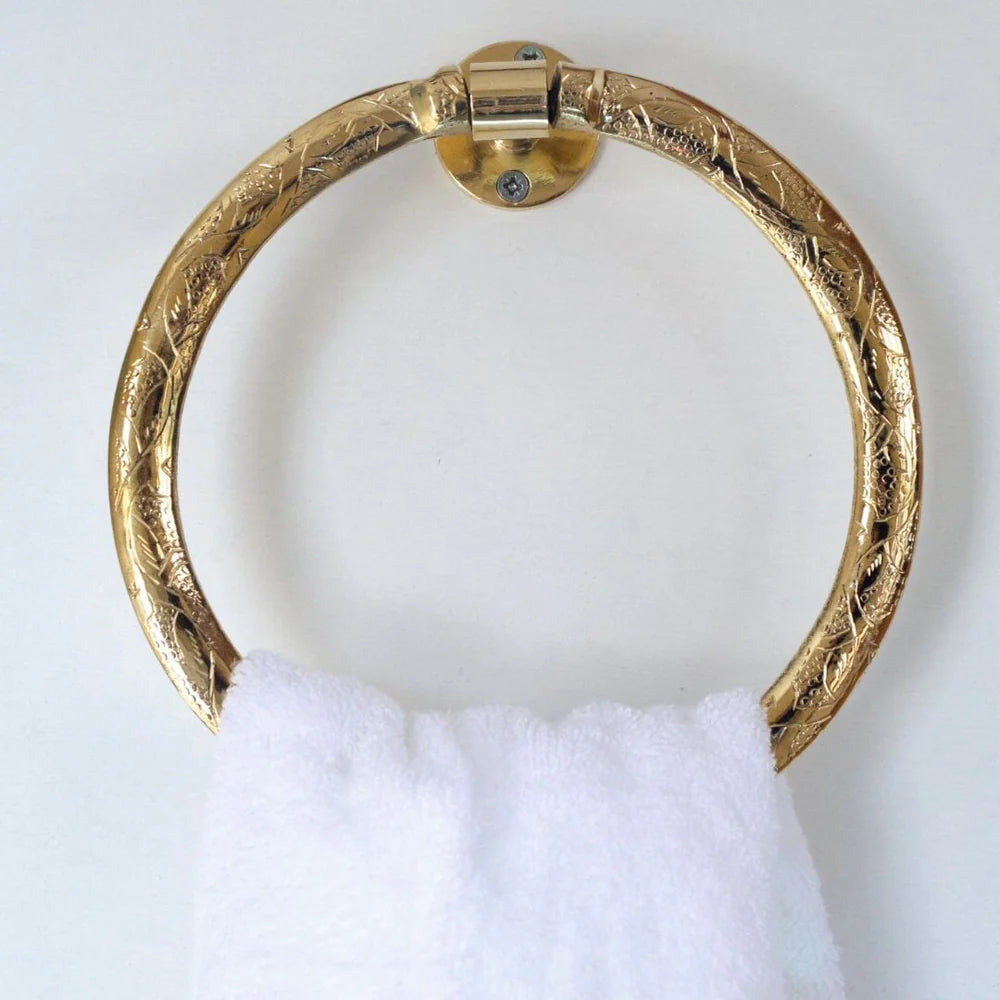 Brass Towel Holder For Bathroom - NORD BRASS