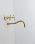 Tub Filler Faucet - Wall Mount Tub Filler - NORD BRASS