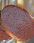 Rain Shower Head, Copper Showerhead, Large Round Showerhead, Works Outdoor - NORD BRASS