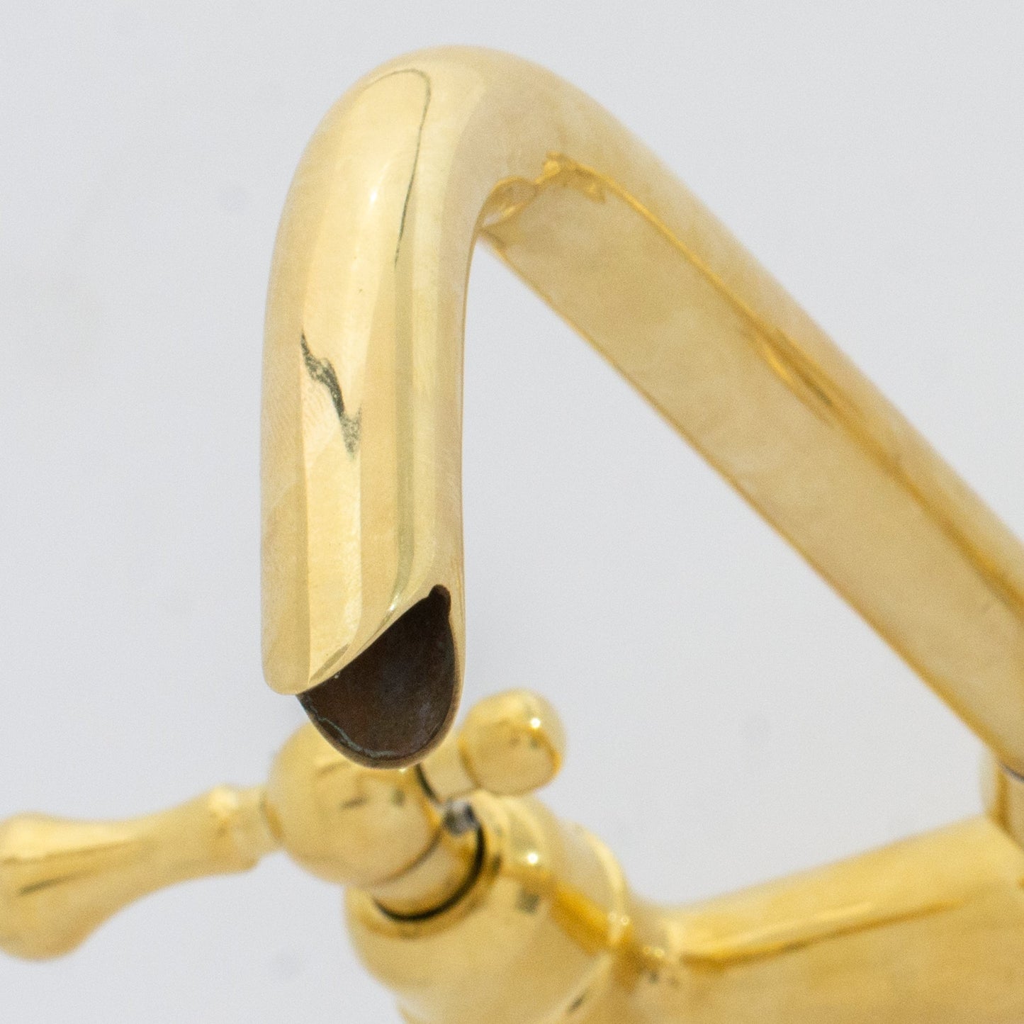 Brass Wall Mount Faucet - Antique Brass Bathroom Faucet