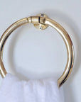 Brass Towel Holder For Bathroom - NORD BRASS