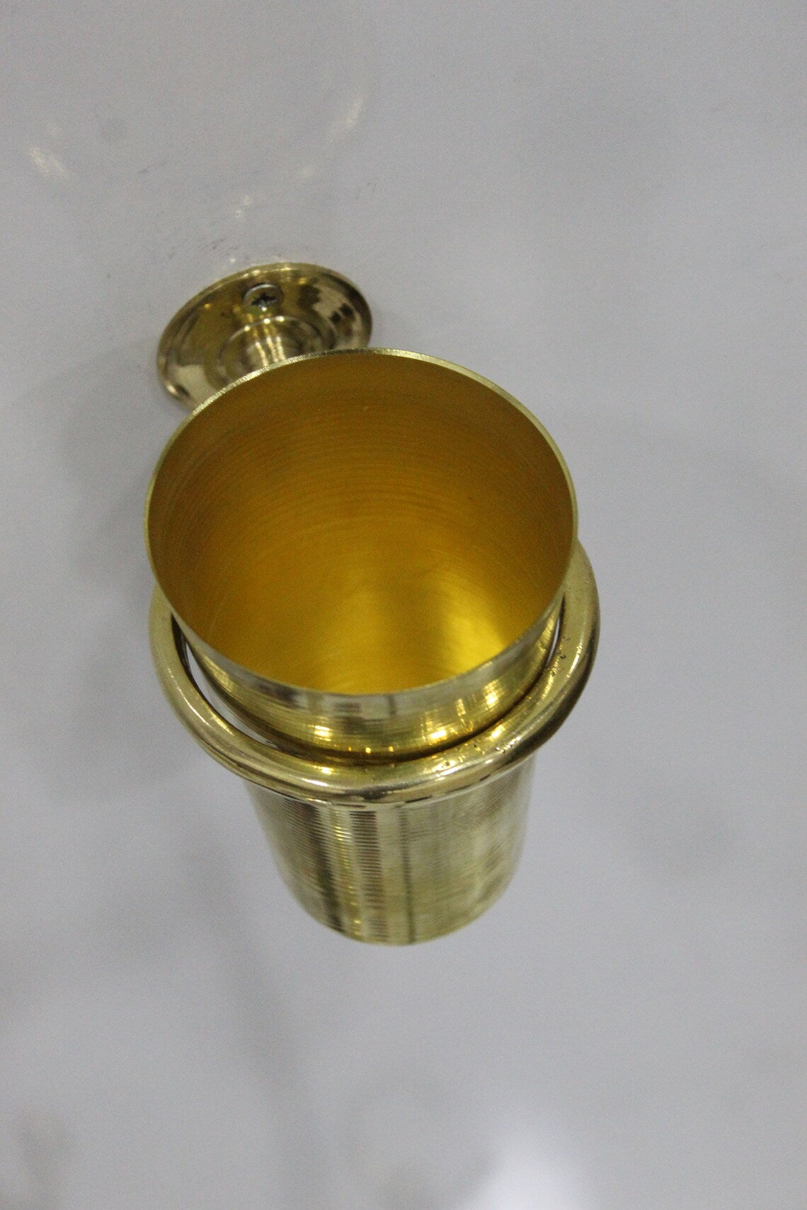 Unlacquered Solid Brass Tooth Brush Holder - NORD BRASS