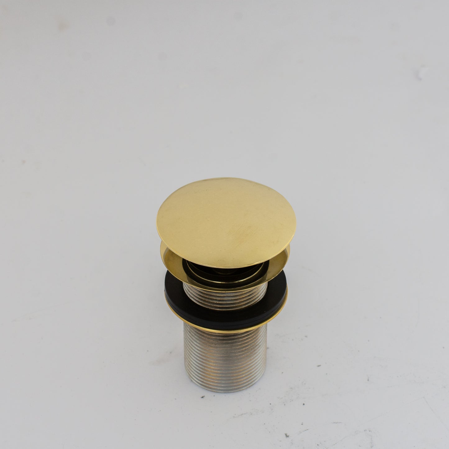 Solid Brass Drain, Push Up Button