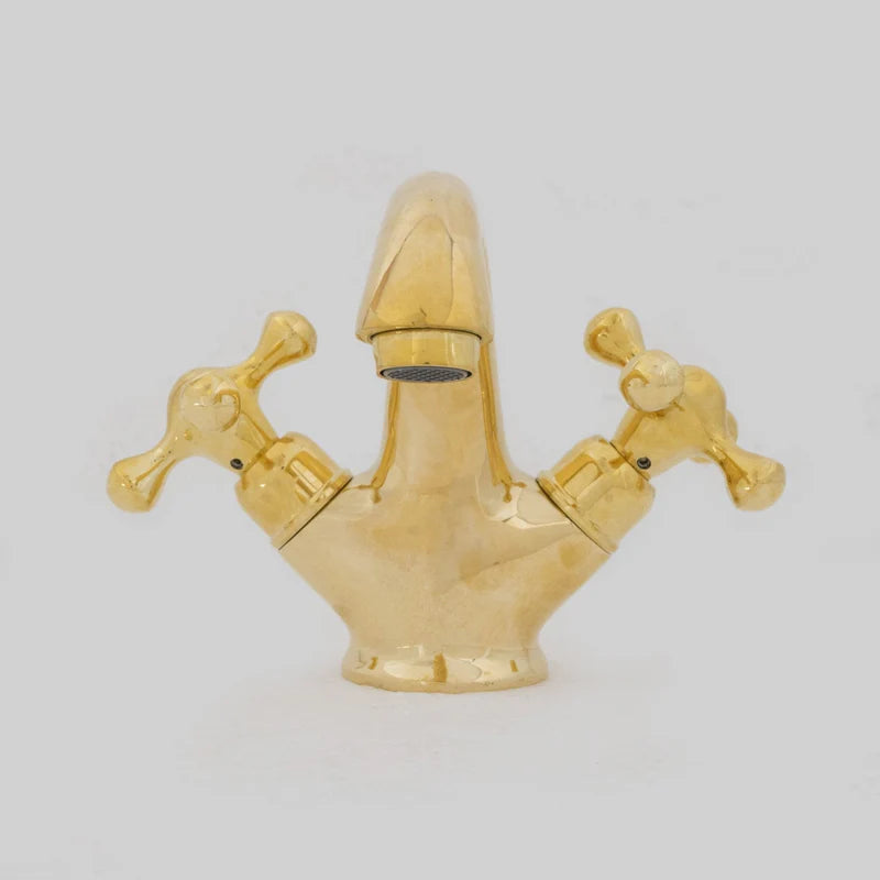 Brass Single Hole Bathroom Faucet - Bath Vanity Faucet