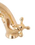Unlacquered Solid Brass Bathroom Vanity Faucet - Brass Bathroom Tap
