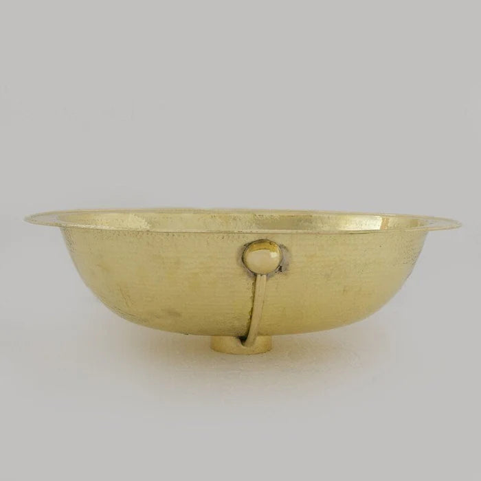 Hammered Oval Brass Sink, Drop-in Brass Bathroom Sink, Antique Brass Sink, Bathroom Brass sink