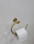 Unlacquered Solid Brass Toilet Paper Holder - NORD BRASS