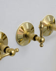 Unlacquered Brass Shower – Rain Shower Set