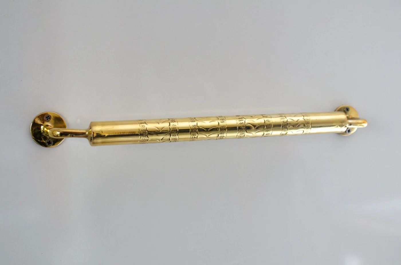 Unlacquered Brass Towel Rail - Bathroom Towel Holder - NORD BRASS