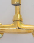 Brass Kitchen Faucet - Vintage Brass Kitchen Faucet