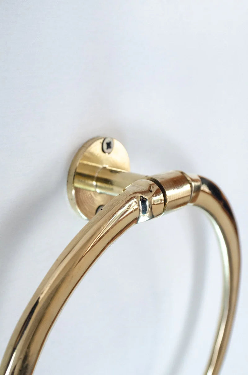 Brass Towel Holder For Bathroom - NORD BRASS