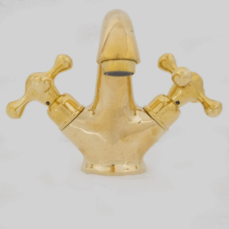 Brass Single Hole Bathroom Faucet - Bath Vanity Faucet