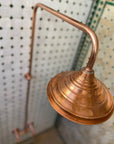 Unlacquered Solid Copper Shower, Copper Outdoor Shower - NORD BRASS