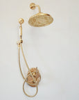 Built in Brass Shower System, Antique Brass Shower Fixtures