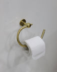 Unlacquered Solid Brass Toilet Paper Holder - NORD BRASS