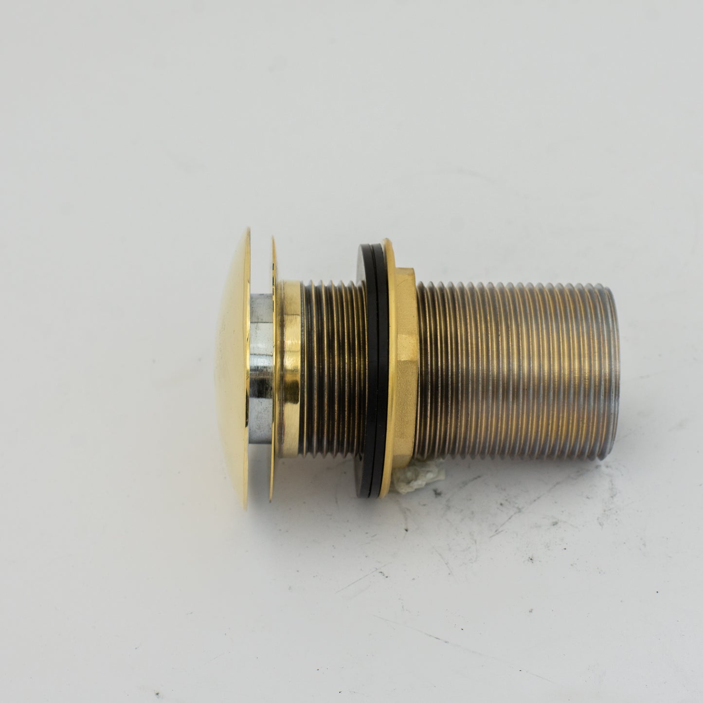 Solid Brass Drain, Push Up Button