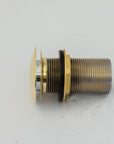 Solid Brass Drain, Push Up Button