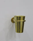 Unlacquered Solid Brass Tooth Brush Holder - NORD BRASS