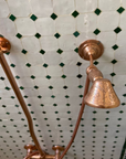 Unlacquered Solid Copper Shower, Copper Outdoor Shower - NORD BRASS