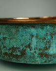 Verdigris Patina Copper Top Mount Bathroom Vessel Sink Vanity