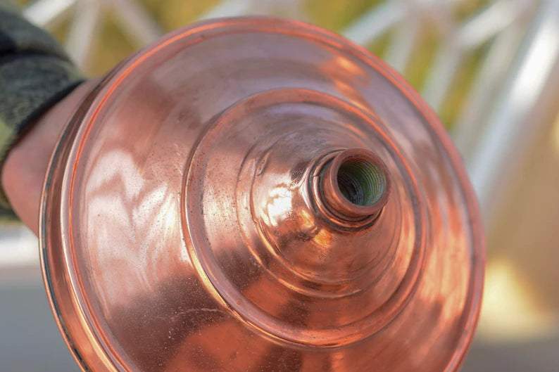 Rain Shower Head, Copper Showerhead, Large Round Showerhead, Works Outdoor - NORD BRASS