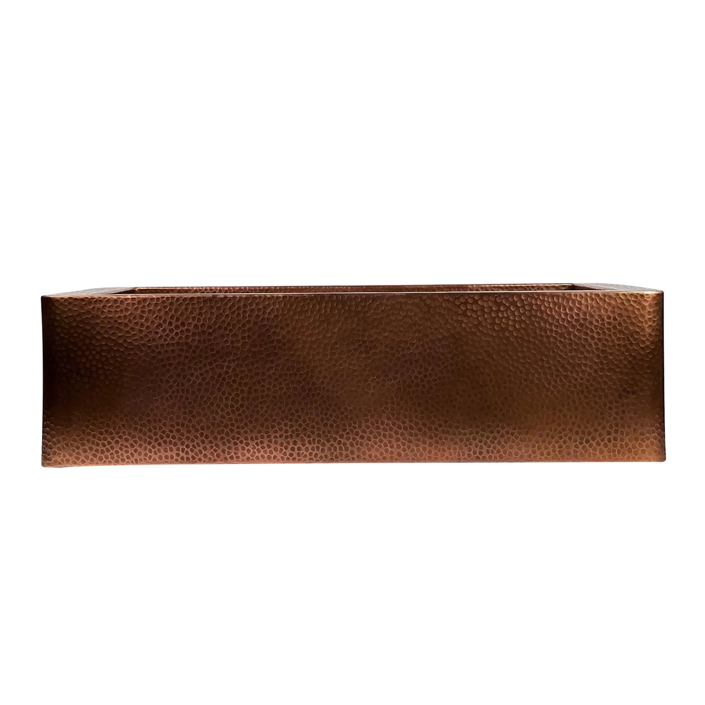 Apron Front Copper Kitchen Sink, Farmhouse Copper Kitchen Sink 14 gauge