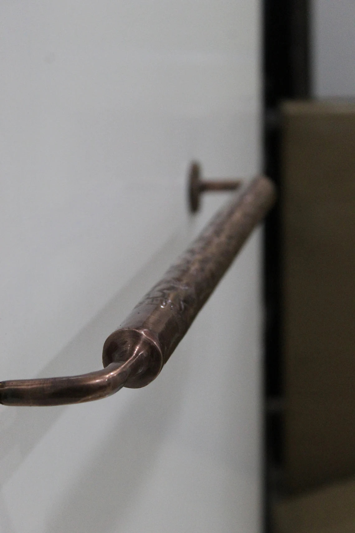 Solid Copper Bathroom Towel Bar - NORD BRASS