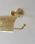 Solid Brass Toilet Paper Holder, Handcrafted Powder Room Roll Holder - NORD BRASS