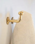 Unlacquered Brass Hook, Solid Brass Hook Organizer