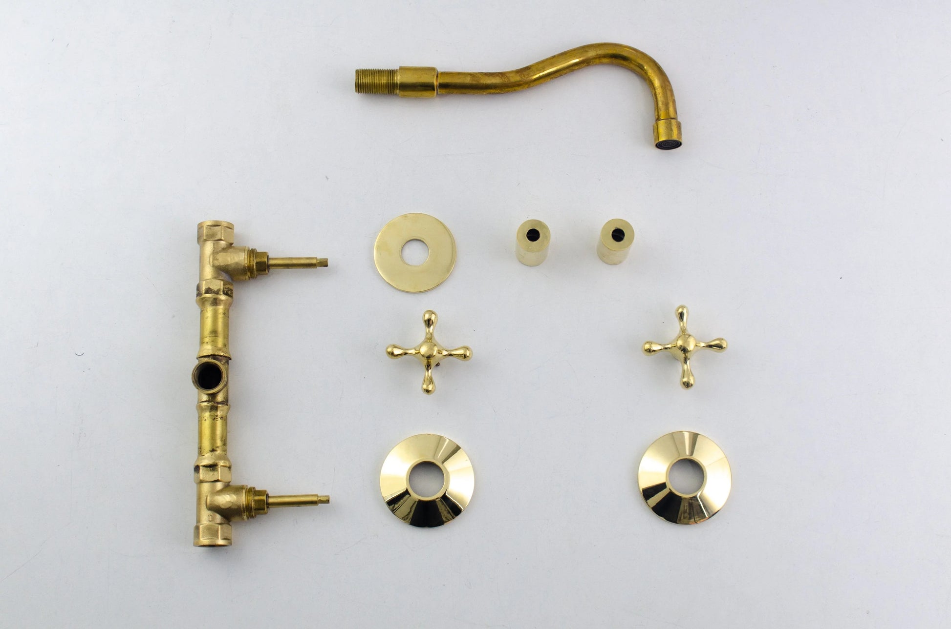 Tub Filler Faucet - Wall Mount Tub Filler - NORD BRASS