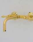 Brass Wall Mount Faucet - Antique Brass Bathroom Faucet