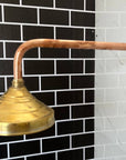 Copper Outdoor Shower ,Exposed Wall Mounted Copper Shower System ,Industrial design Shower