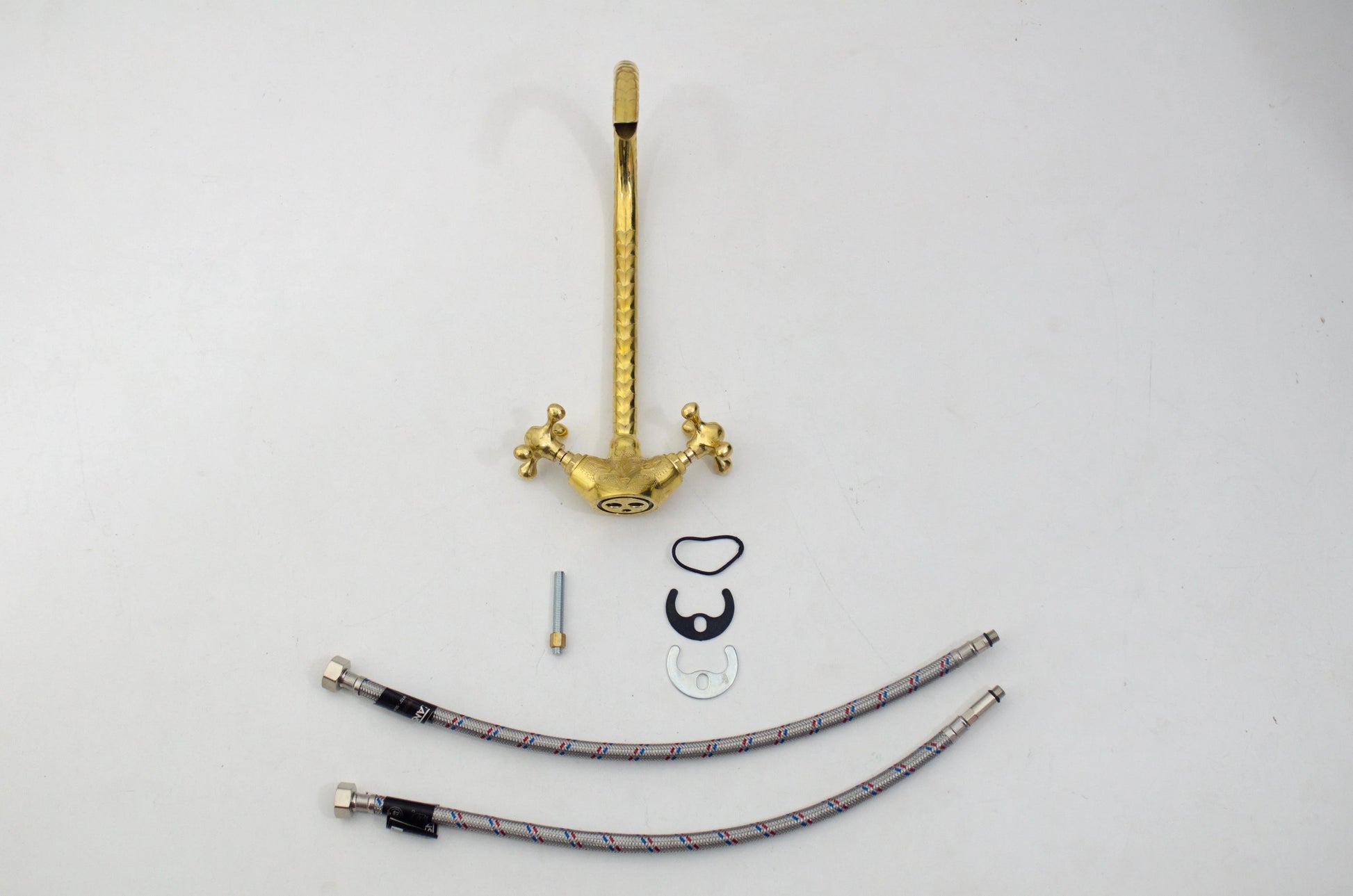 Unlacquered Brass Bathroom Faucet - Single Hole Bathroom Faucet - NORD BRASS