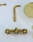 Antique Brass Shower Fixtures - Brass Shower Set - NORD BRASS