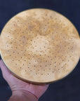 Unlacquered Solid Brass Rain ShowerHead, Solid Brass Round Shower Head