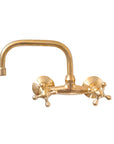 Wall Mounted Solid Brass Faucet For Bathroom and Kitchen - Brass Tap