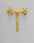 Antique Brass Kitchen Faucet - Wall Kitchen Faucet