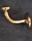 Unlacquered Solid Brass Hook, Multi use Hook For Storage