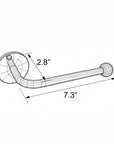Solid Brass Toilet Paper Holder