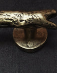 Vintage Brass Door Handle, Tree Branch Design
