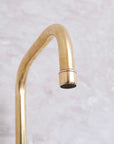 Antique Brass Kitchen Bridge Faucet