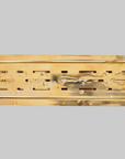 Unlacquered Brass Linear Floor Drain, Solid Brass Rectangular Shower Drain