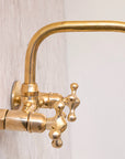Wall Mounted Solid Brass Faucet For Bathroom and Kitchen
